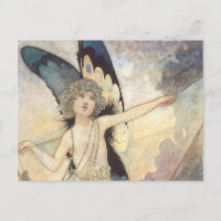 Fée vintage de papillon victorien par Robinson