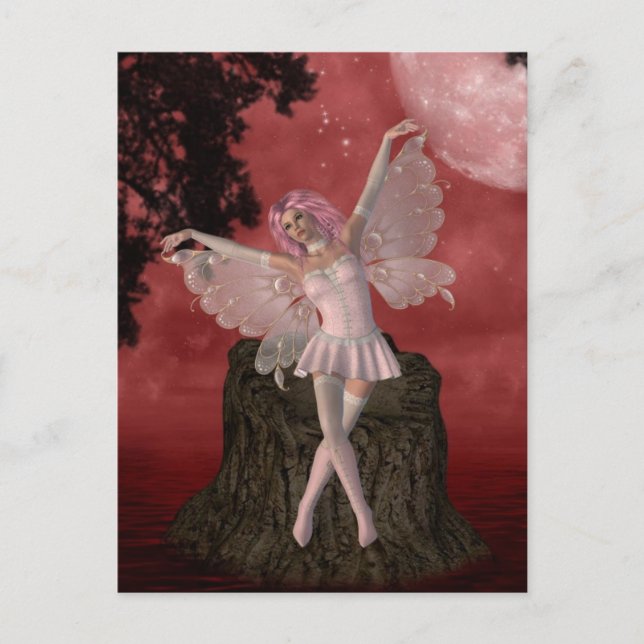 Carte postale Fée Whimsical (Devant)