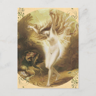 Carte postale Féerie eau vintage