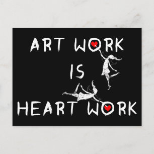 Carte Postale Fées d'art : Le travail d'art est un travail de co