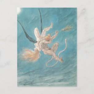 Carte Postale Félicien Rops - Le Satanique. Suppression