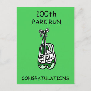 Carte Postale Félicitations à la 100e course du parc