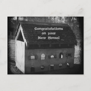 Carte Postale Félicitations à la nouvelle maison