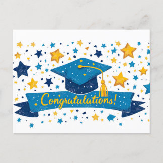 Carte postale Félicitations aux diplômés