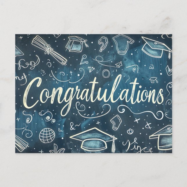 Carte postale Félicitations aux diplômés (Devant)