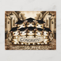 Félicitations chats vintages