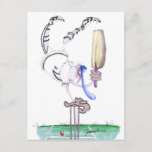 Carte Postale félicitations - cricket, tony fernandes