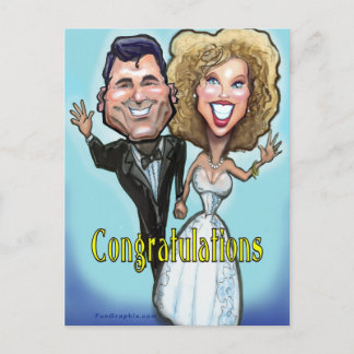 Carte Postale Félicitations Dolls Mariages