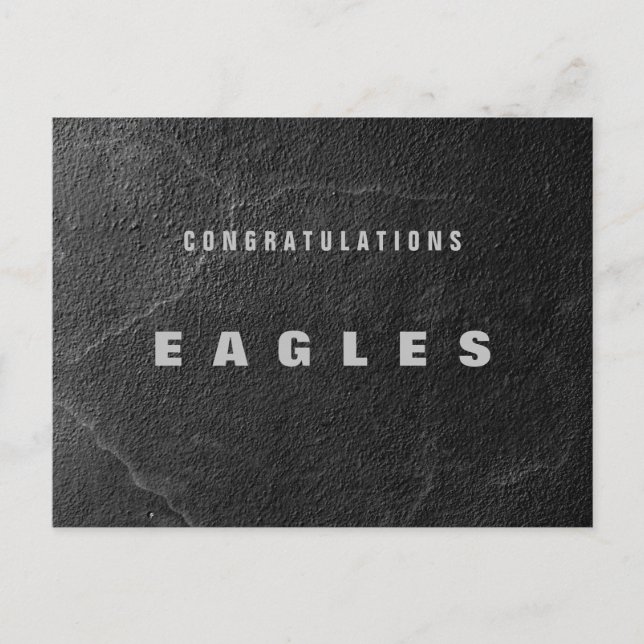 Carte Postale Félicitations Eagle (Devant)