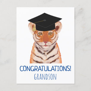 Carte Postale Félicitations Grandson Tiger Cub Illustration 