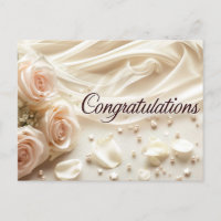 Carte postale Félicitations mariages