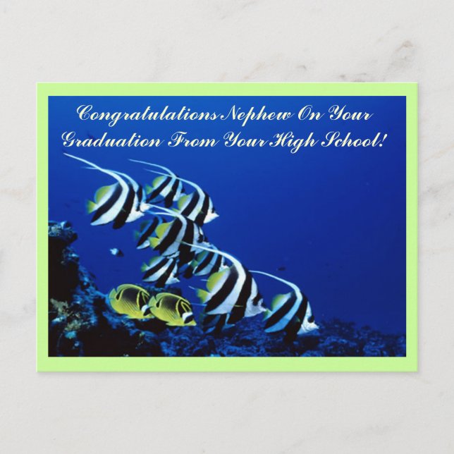 Carte Postale Félicitations Nephew Graduate Post Card (Devant)