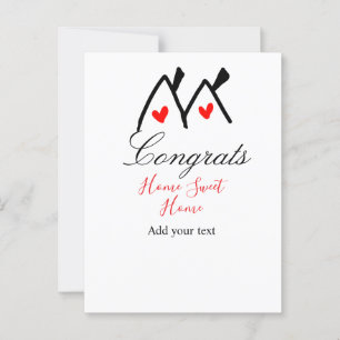 Carte Postale Félicitations nouveau propriétaire inauguration im