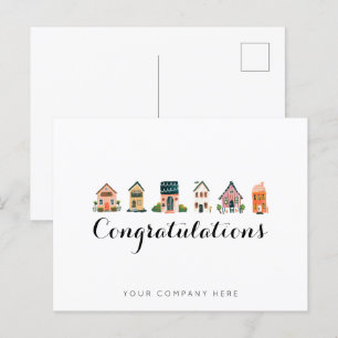 Carte Postale Félicitations Nouvel Propriétaire Immobilier