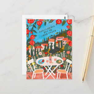 Carte Postale Félicitations pour nouvelle maison Vues à la campa