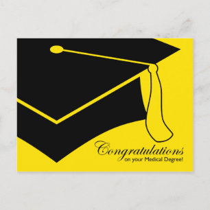 Carte Postale félicitations pour votre diplôme médical !