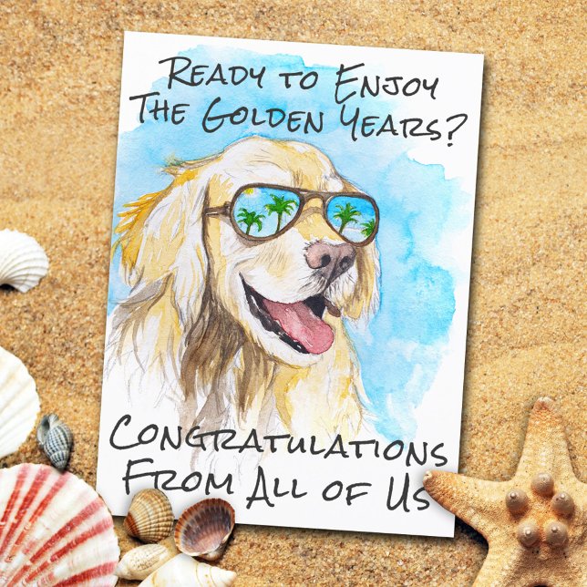 Carte Postale Félicitations pour votre retraite amusante de la p (Créateur téléchargé)
