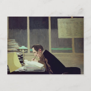 Carte Postale Felix Feneon à La Revue Blanche, 1896