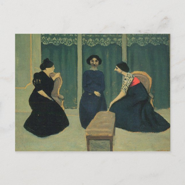 Carte Postale Felix Vallotton - Gossip (Devant)