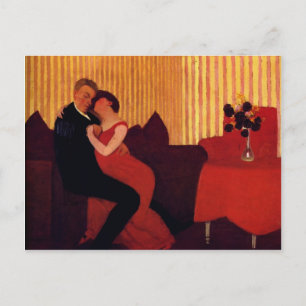 Carte Postale Felix Vallotton : Le mensonge