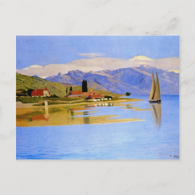 Carte Postale Felix Vallotton - le port de la poulie (Devant)