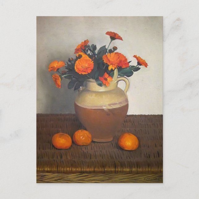 Carte Postale Felix Vallotton - Marigolds et Tangerines (Devant)