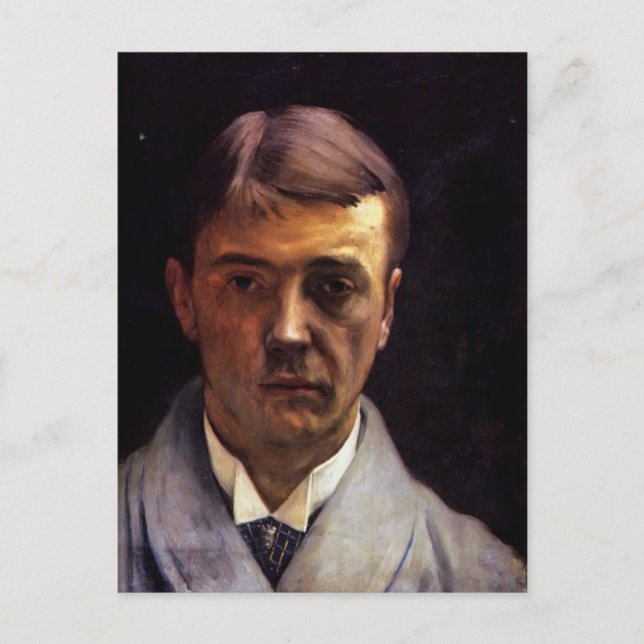 Carte Postale Felix Vallotton - Mon portrait (Devant)