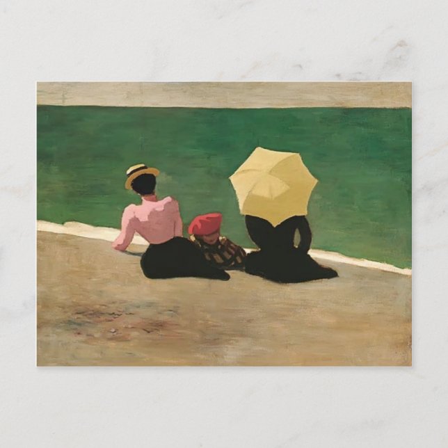Carte Postale Felix Vallotton - On the Beach (Devant)