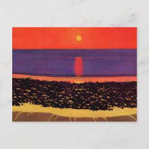 Carte Postale Felix Vallotton - Pour coucher de soleil avec Vill