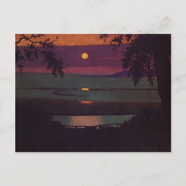 Carte Postale Felix Vallotton - Sunset (Devant)