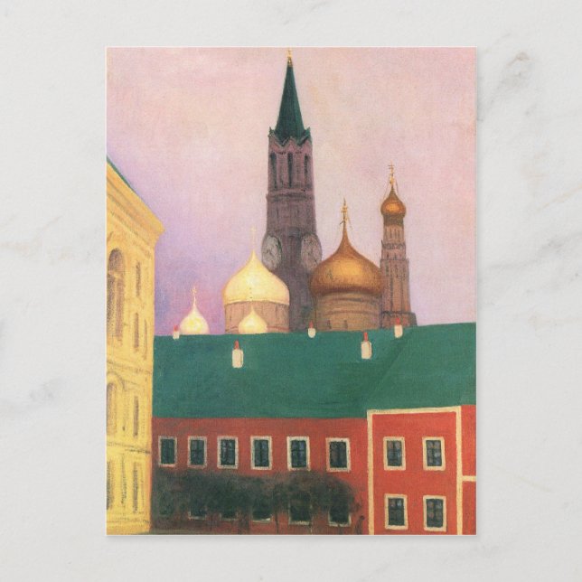 Carte Postale Felix Vallotton - View of the Kremlin in Moscow (Devant)