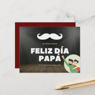 Carte postale feliz día del padre