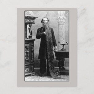 Carte Postale Fellow à longue barbe