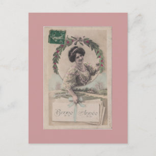 Carte postale féminine vintage