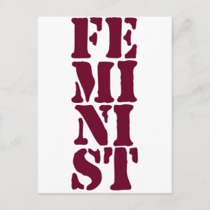 Carte Postale Féministe !