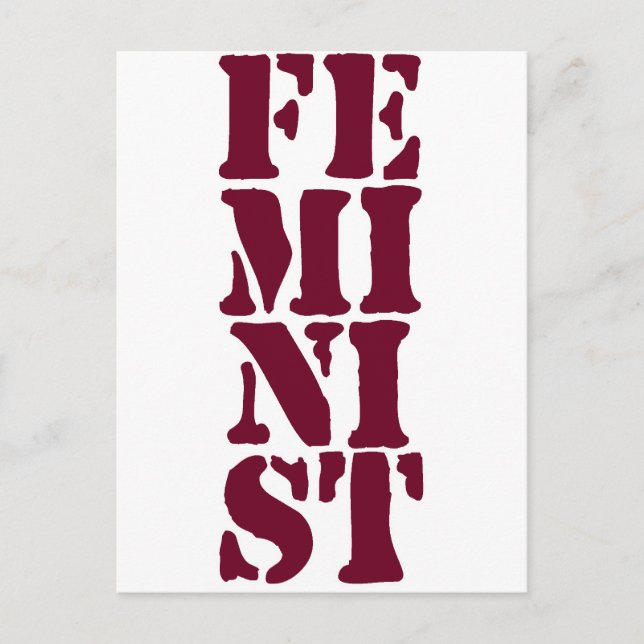 Carte Postale Féministe ! (Devant)