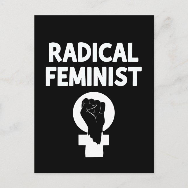 Carte Postale Féministe Radicale (Devant)