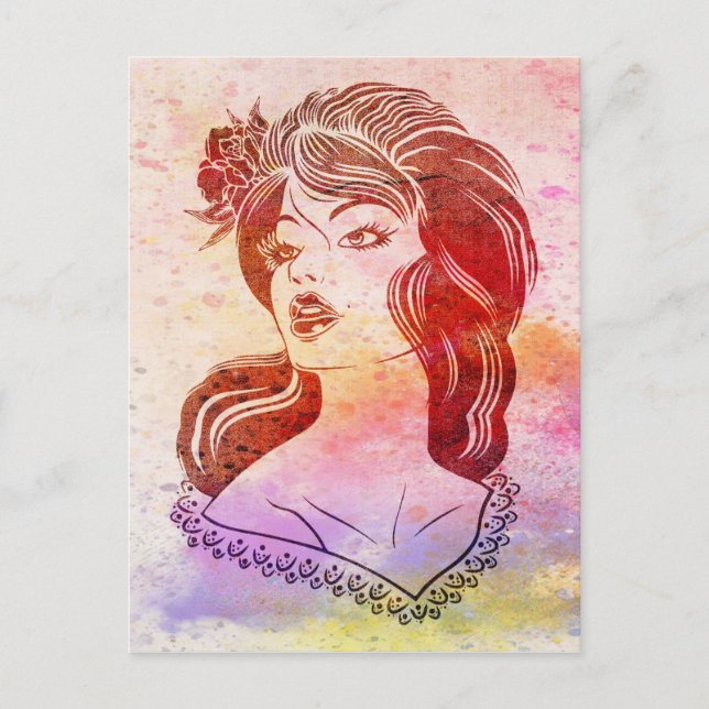 Carte Postale Femme (Devant)