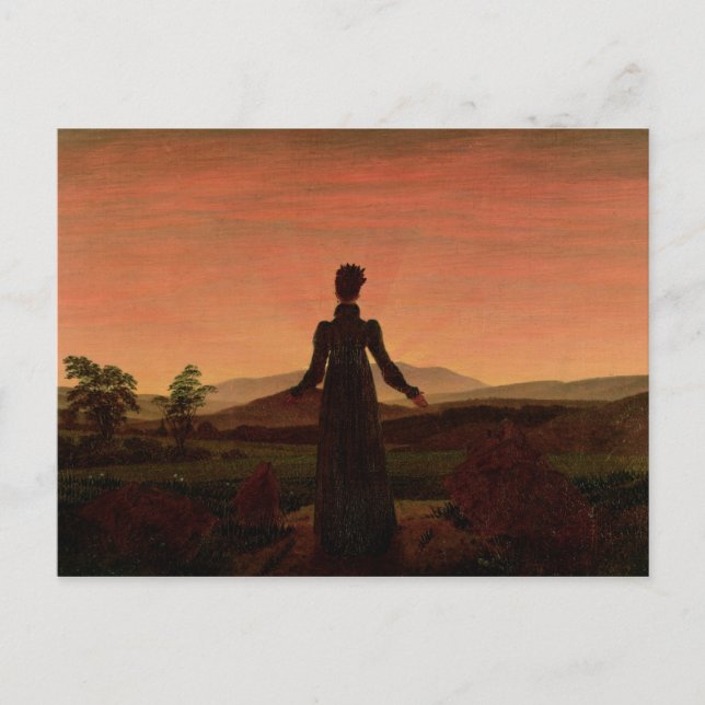 Carte Postale Femme à l'aube (Devant)