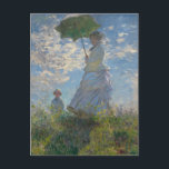 Carte postale Femme à l'ombrellle de Claude Monet<br><div class="desc">Monet - une célébration des Maîtres de l'Art</div>