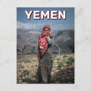 Carte Postale Femme À Socotra, Yémen