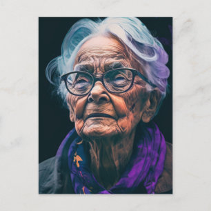 Carte postale Femme Âgée