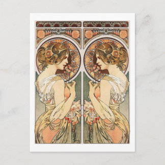 Carte Postale Femme au miroir