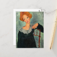 Femme aux cheveux rouges par Amedeo Modigliani