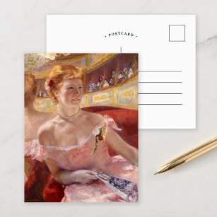 Carte Postale Femme avec un collier de perle   Mary Cassatt
