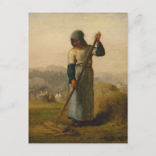 Carte Postale Femme avec un gâteau - Jean-François Millet (Devant)