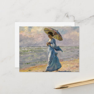 Carte Postale Femme avec un parasol, Claude Monet