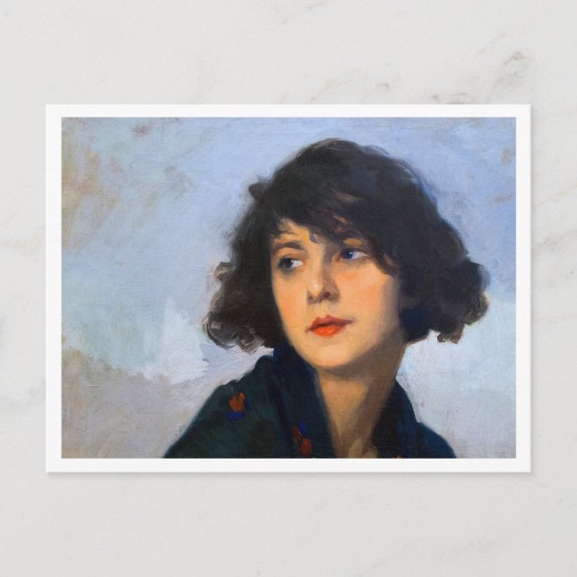 Carte Postale Femme, Boulet, 1927 Art (Devant)