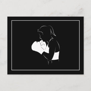 Carte Postale Femme Boxer