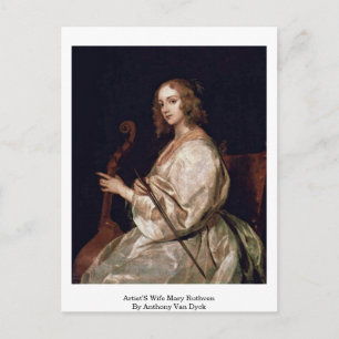 Carte Postale Femme D'Artiste Mary Ruthven Par Anthony Van Dyck